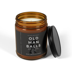 Old Man Balls Candle