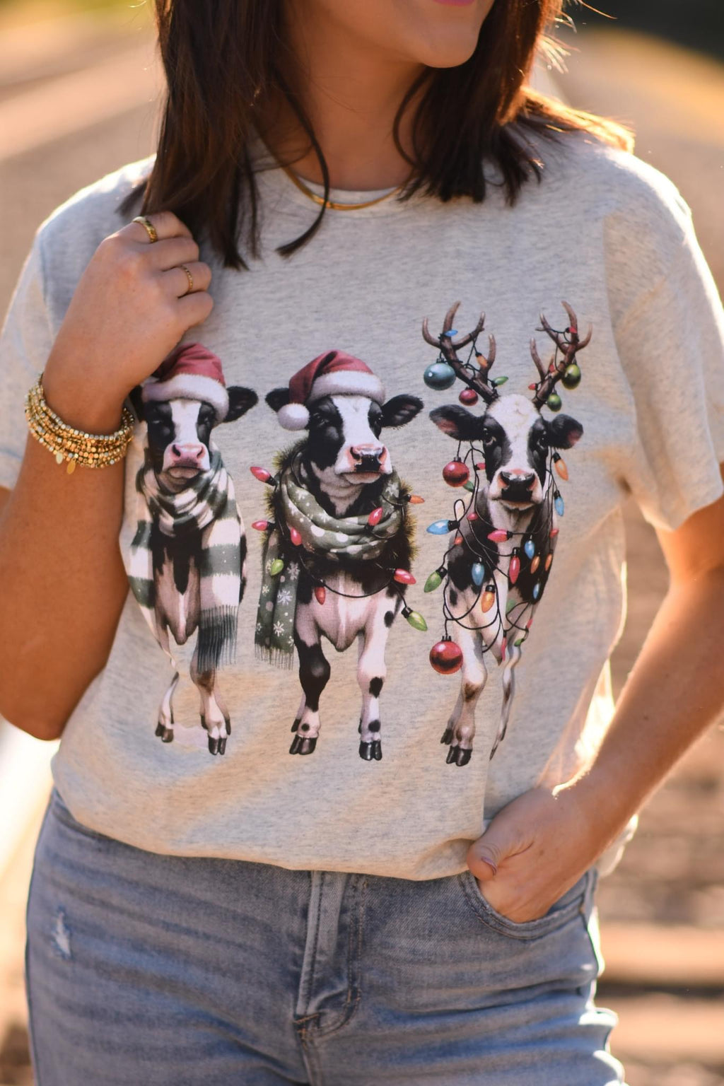 Christmas Cows